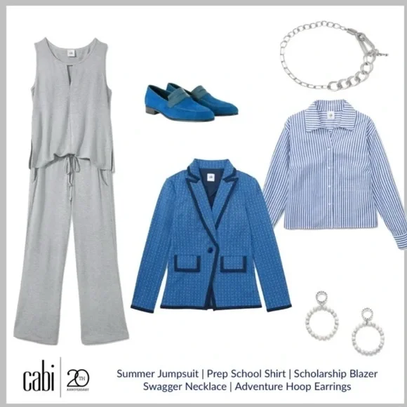 EUC Cabi Gray Sleeveless Jumpsuit - Picture 9 of 9